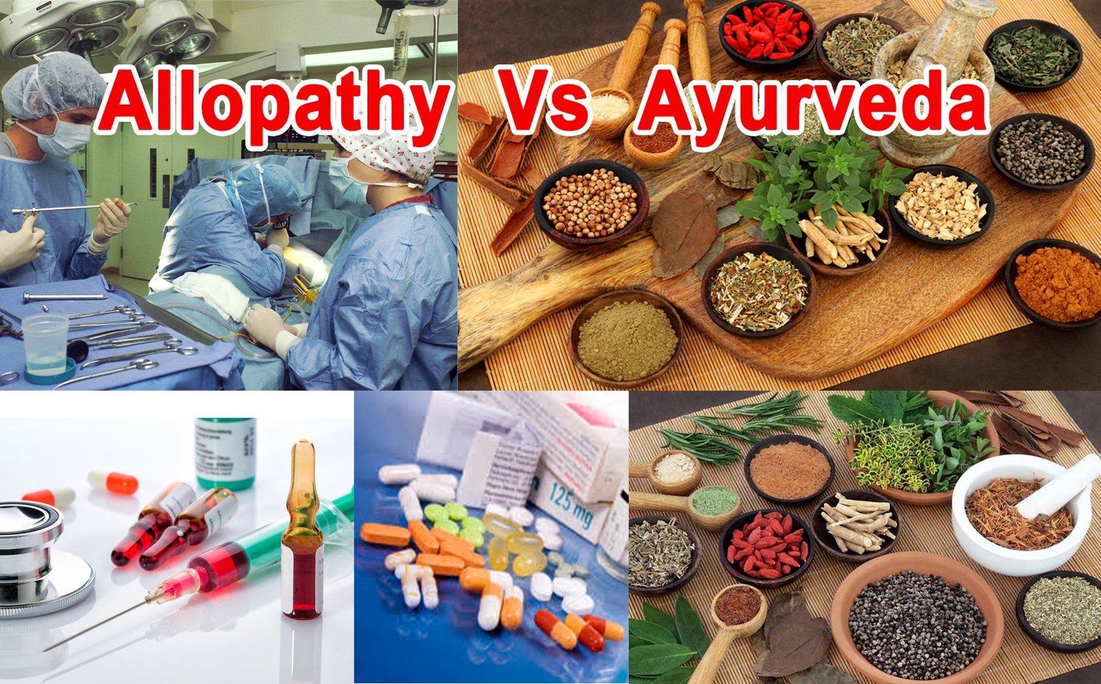 Difference Between Allopathy and Ayurveda –